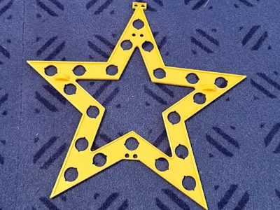 Outdoor Christmas Star WS2811 12mm LEDs