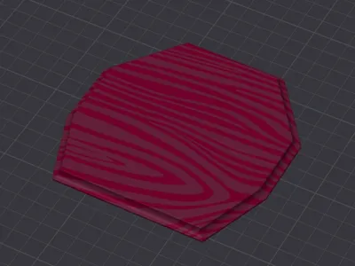wood effect base for statue 