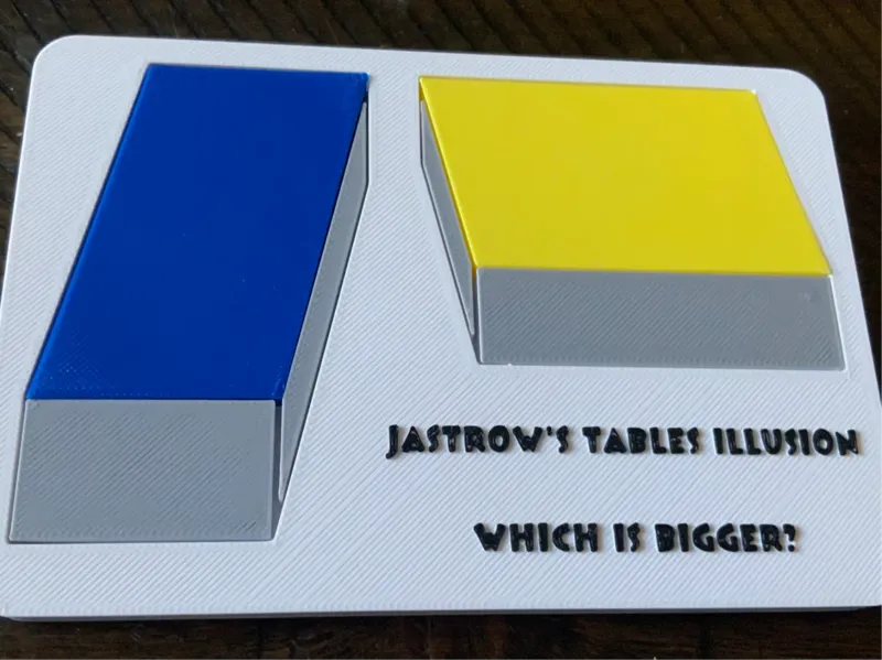 Jastrow's (Wide / Long) Tables Illusion