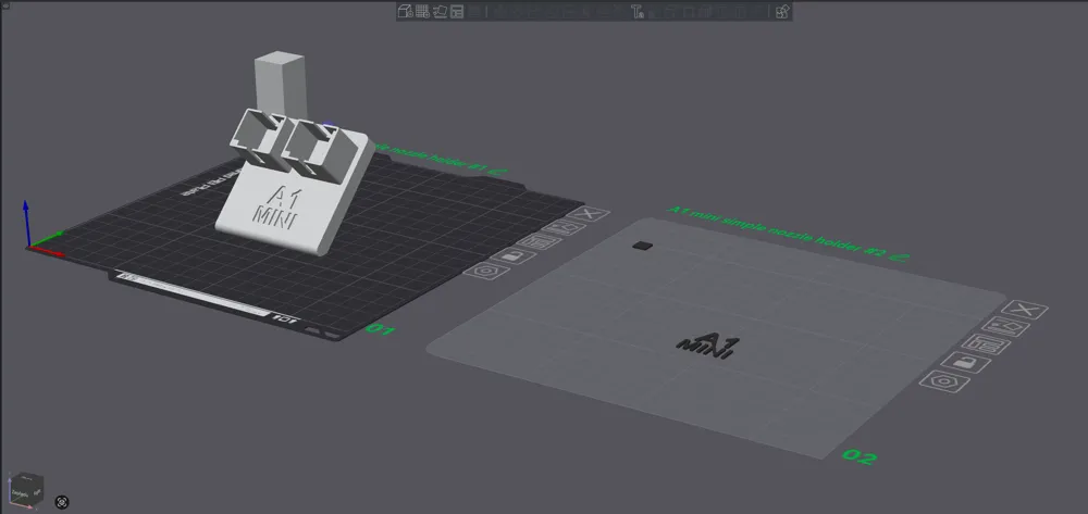 Simple Nozzle Holder – Bambu Lab A1 Mini - Free 3D Print Model - MakerWorld