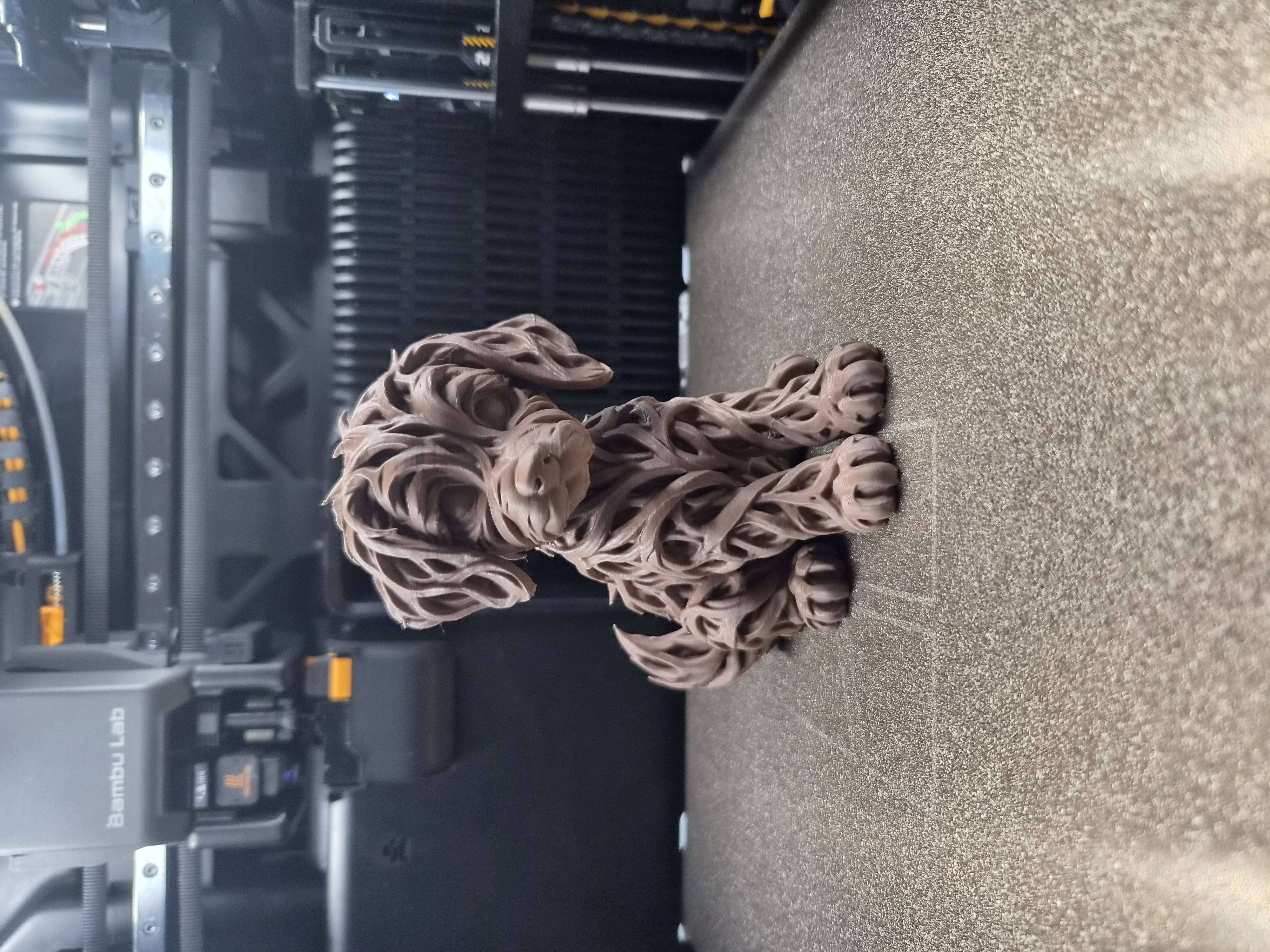 Rootwoven Puppy – Cute Organic Dog Sculpture - 1