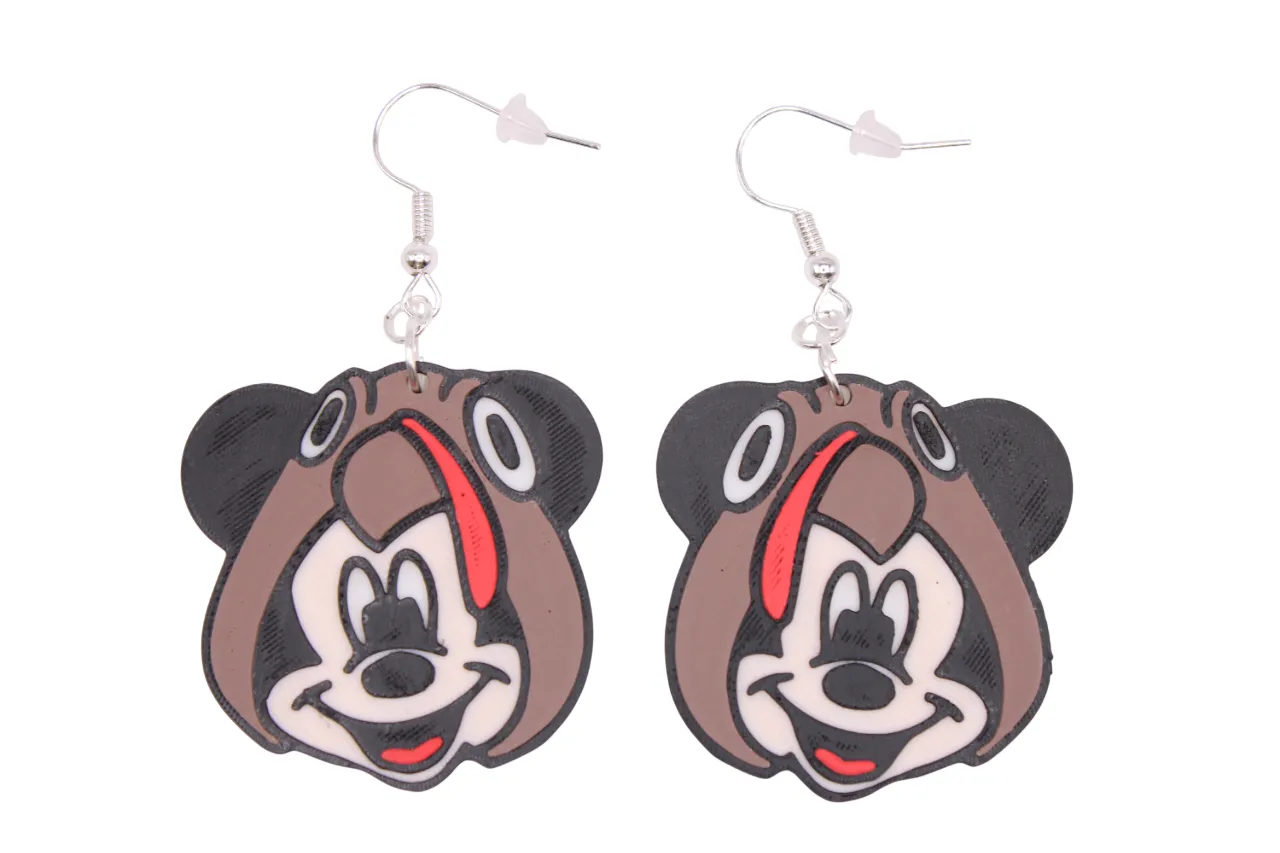 Thanksgiving Earrings Characters 1 - Mickey Mouse view 3