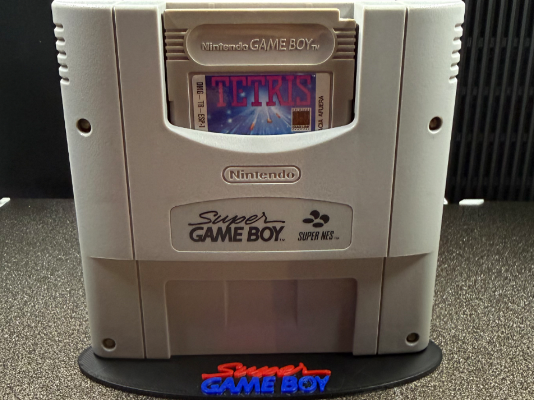 Super Game Boy Cartridge Stand Retro SNES PAL