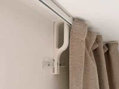 Ceiling-mounted curtain track adapter IKEA VIDGA