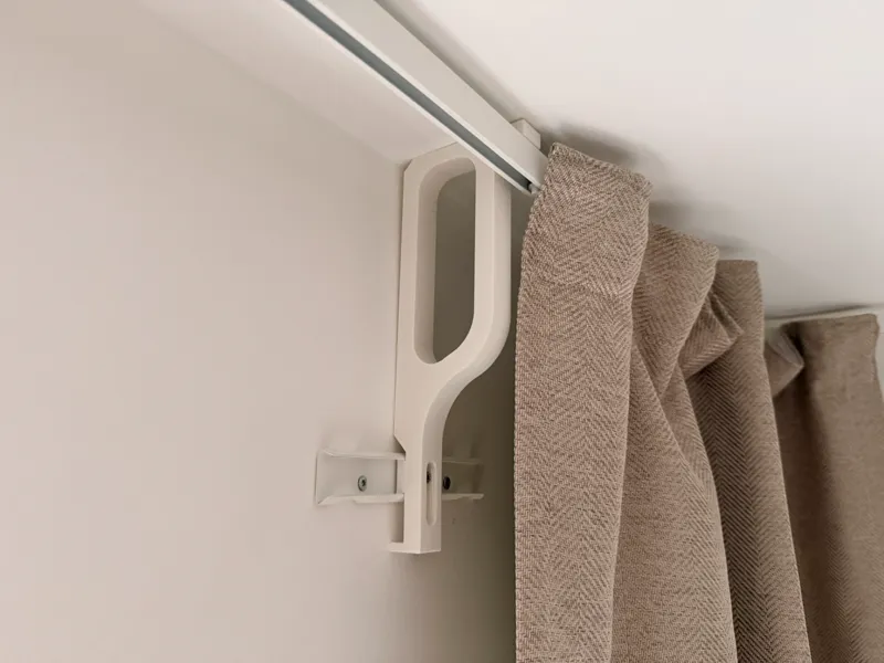 Ceiling-mounted curtain track adapter IKEA VIDGA
