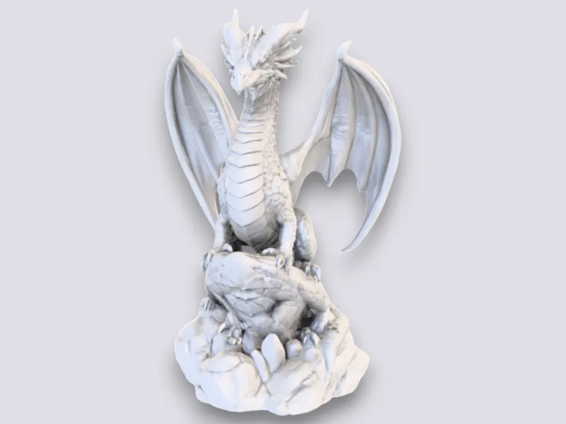 Estatua de Dragón Fantástico