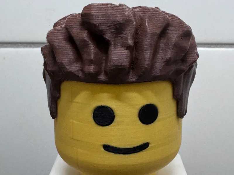 Male short wavy brick hair for 500%