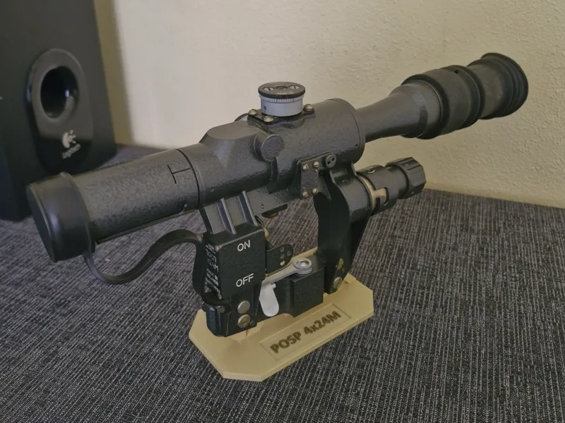 soviet optic and scope display