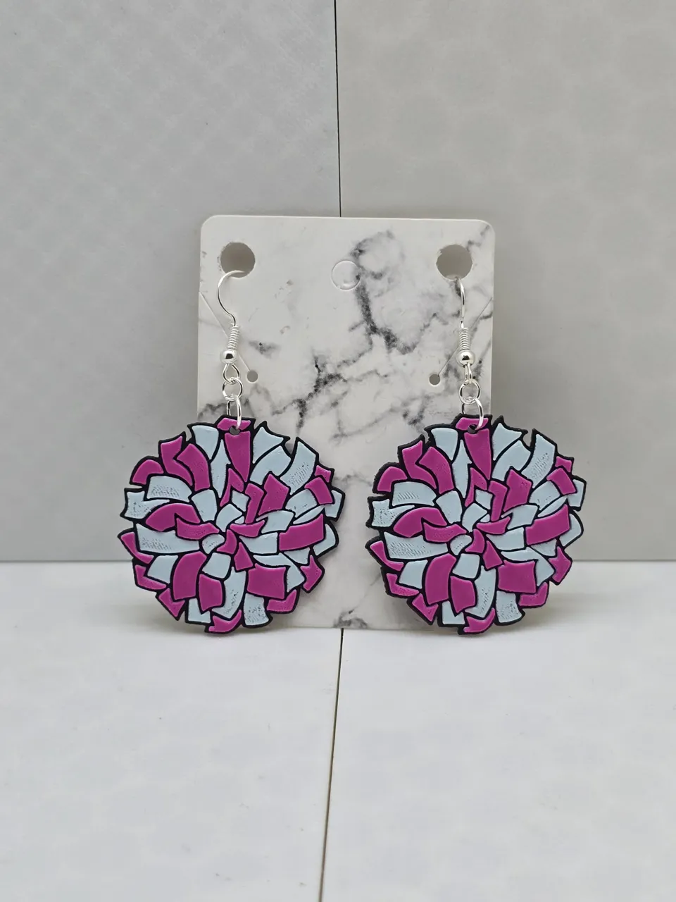 Pom Pom Earrings view 2