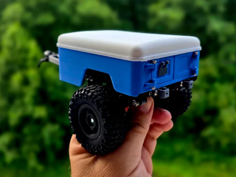 NBC.9 - 1:18 Scale trailer for crawlers (FJ40)