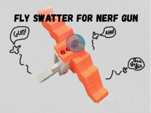 Fly Swatter for Nerf Gun