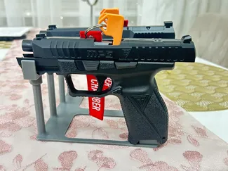 gun holder for the safe