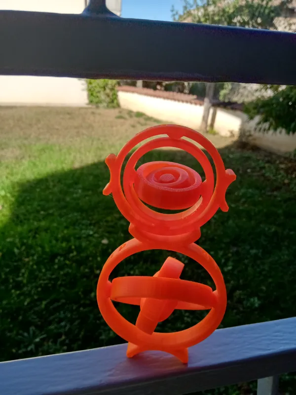 Gyroscope fidget pour le bout des doigts
