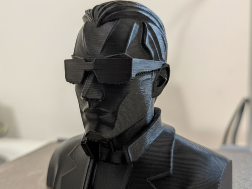 Bust of Neo from The Matrix