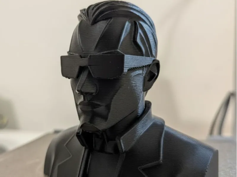 Bust of Neo from The Matrix