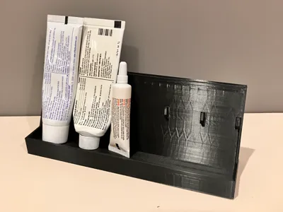Medicinal Creams Shelf With Bumps