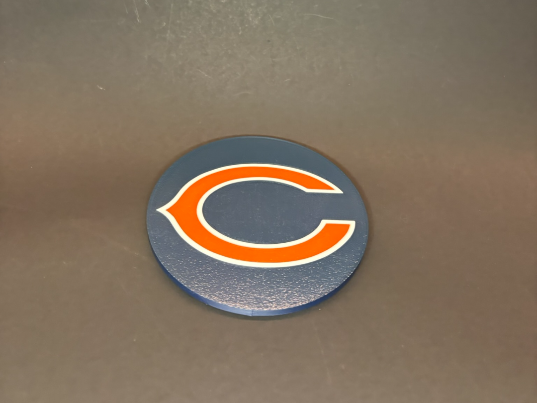 Chicago Bears C Coaster