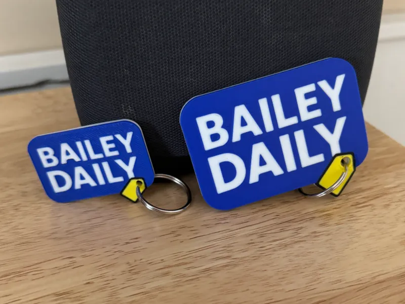 Bailey Daily Keychain