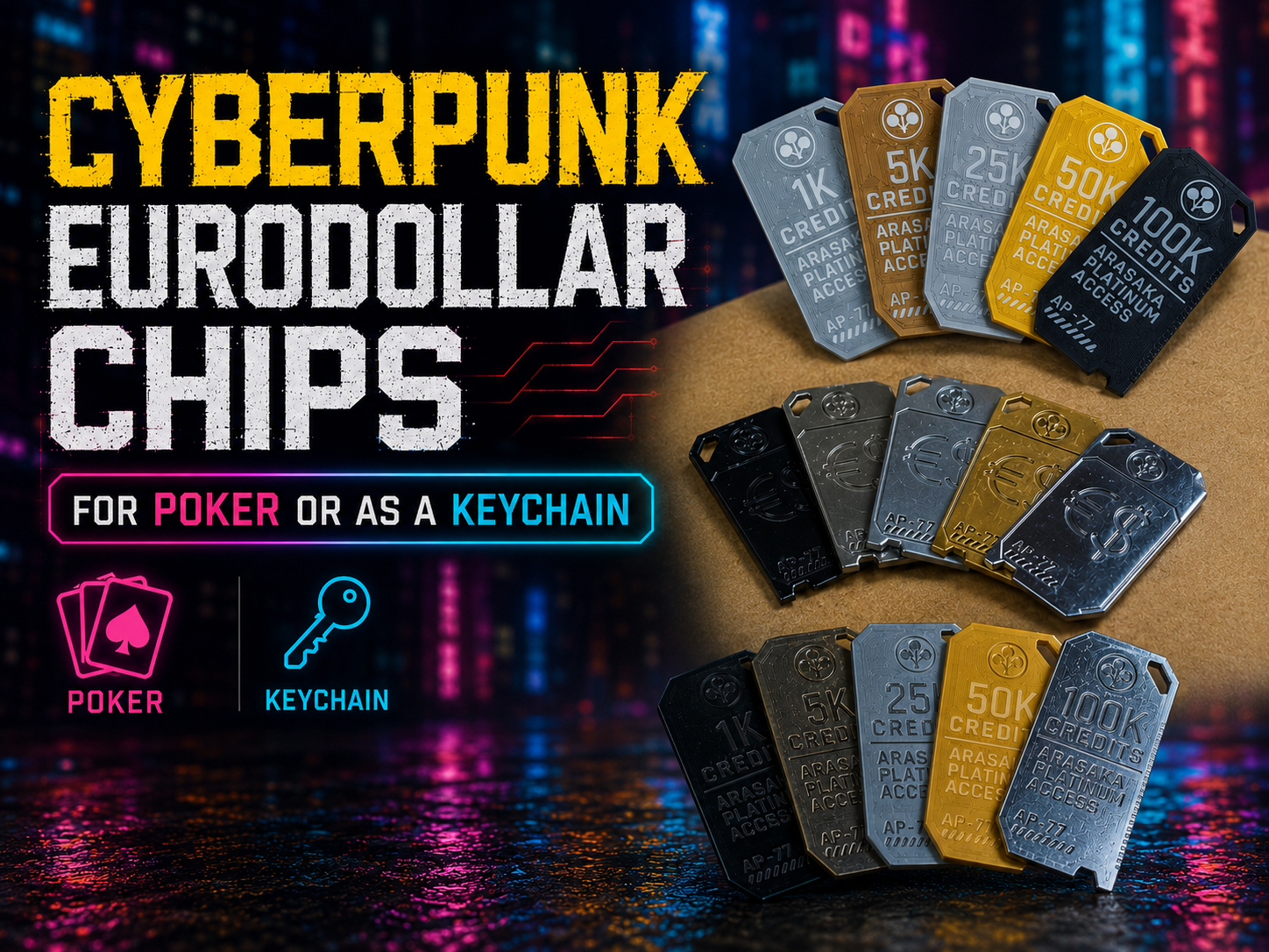 Cyberpunk Eurodollar Chips - AMS Optional