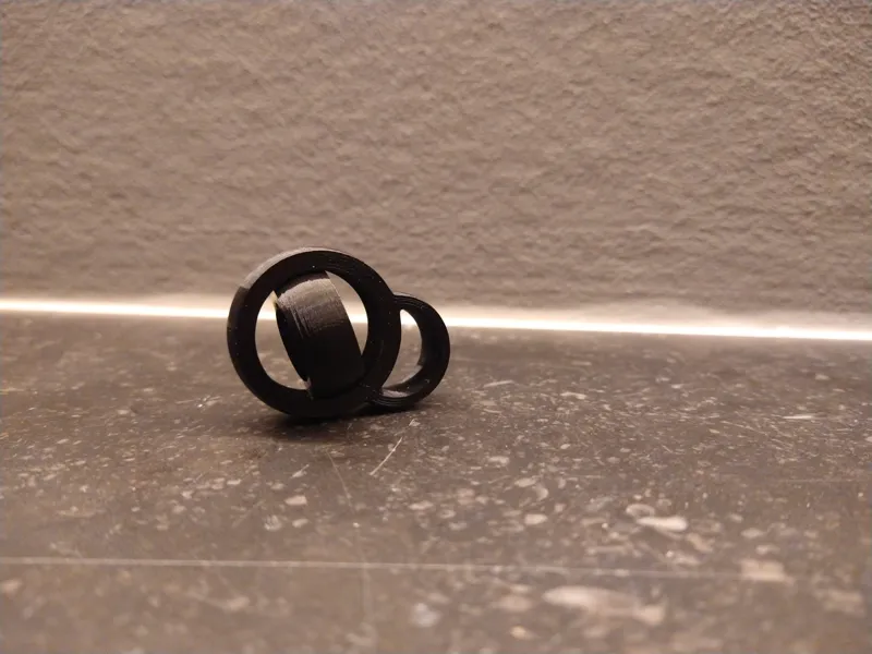 Gyroscope Fidget Keychain 114201 gyro-t 300um