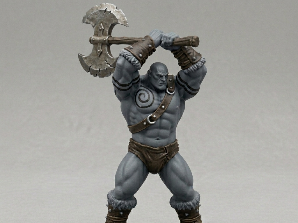 Golias Barbaro com machado