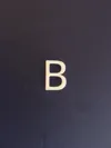 9 Letter B | Settings: 0.1mm layer, 5 walls, 15% infill