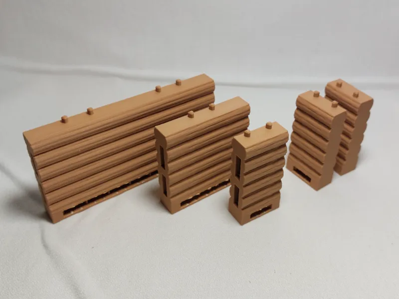 Modular Wooden PRIMARY Walls for DnD (OPENLOCK P6)