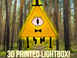 Bill Cipher LightBox - Gravity Falls 