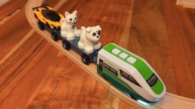 Brio wagons with swivel coupler fully printed
