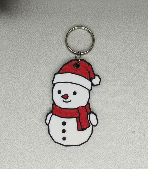 Not-So-Average Snowman Keychain/Earring Easy Print view 4