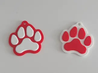 paw keychain