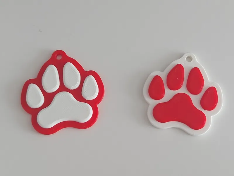 paw keychain