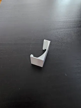 Side fush-mount bracket for IKEA Hoppvals pull-down blinds