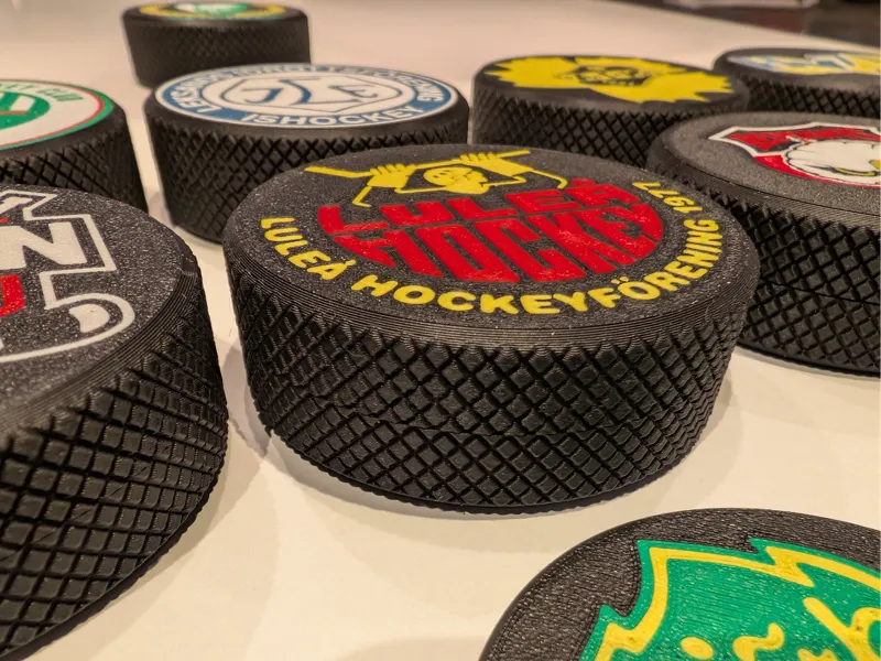 Hockey Puck Canister