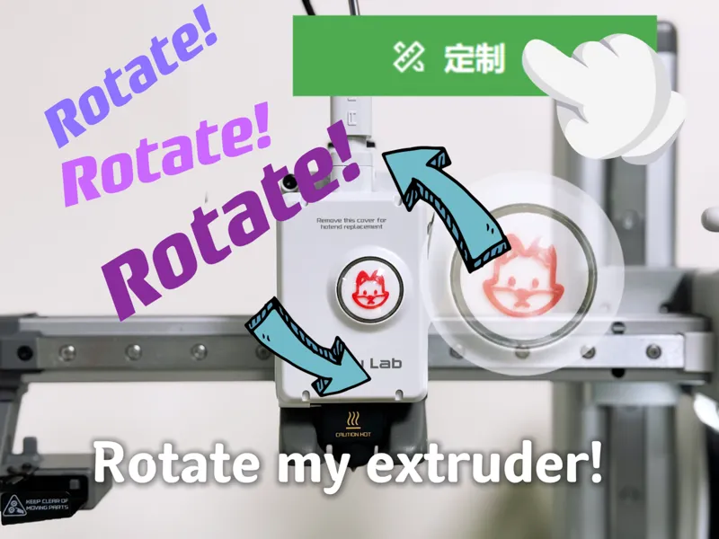 旋转的Emoji，Spinning Emoji，Designed for A1&A1mini