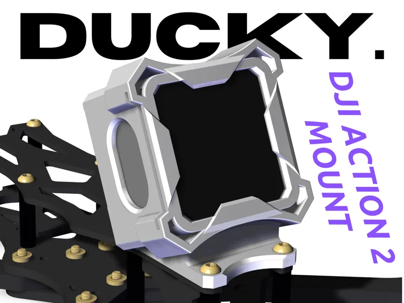 Ducky - DJI Action 2 Mount for FPV Drones