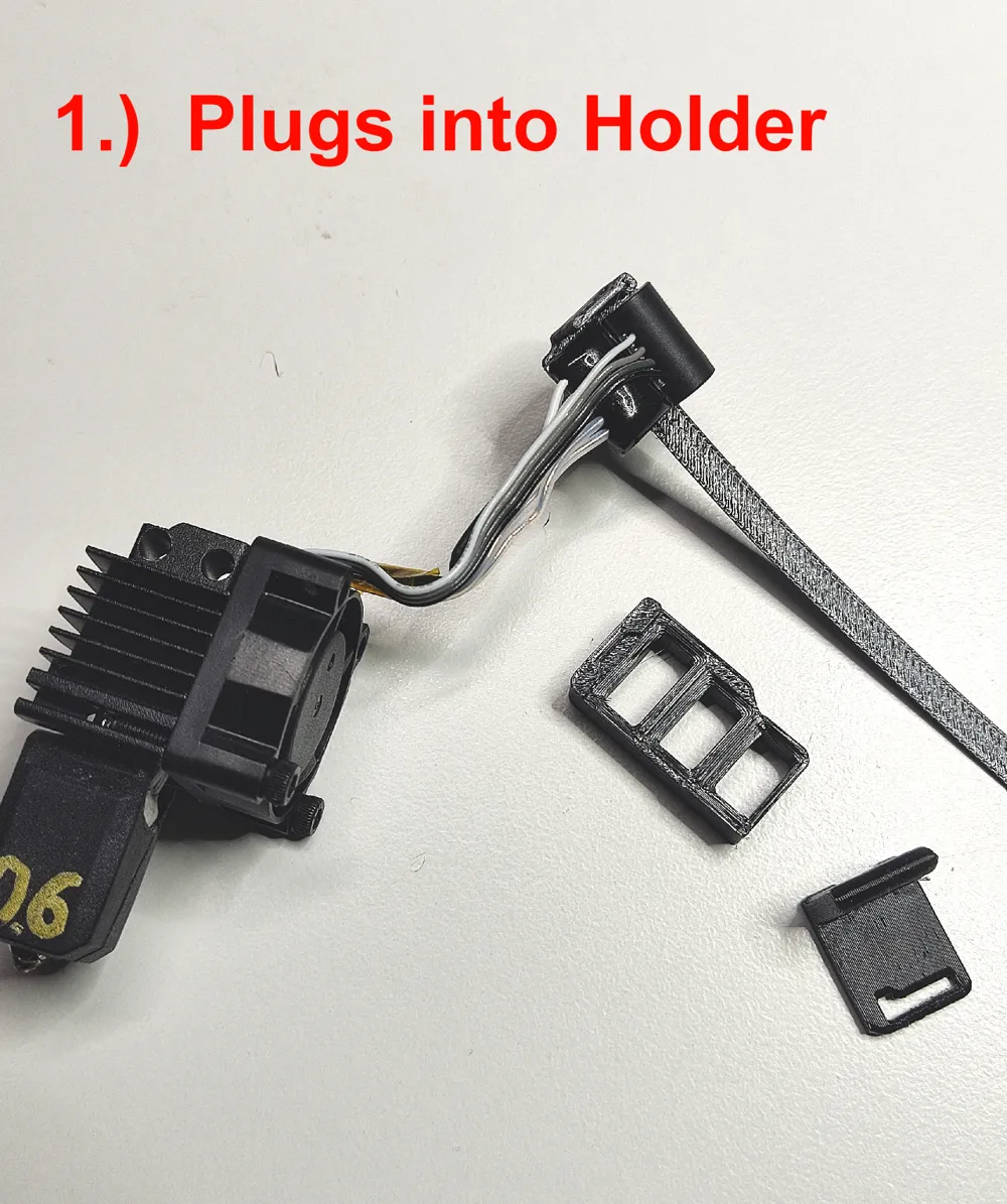 P1S Hotend Quickswap Cable Plug | Print in Place - Free 3D Print Model ...