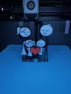 Family one Son one Daughter 0.2mm layer, 2 walls, 10% infill
