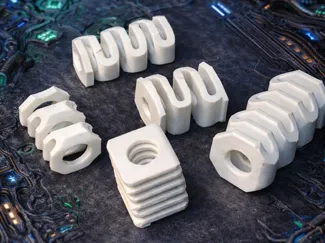 Parametric spring generator with adjustable hole