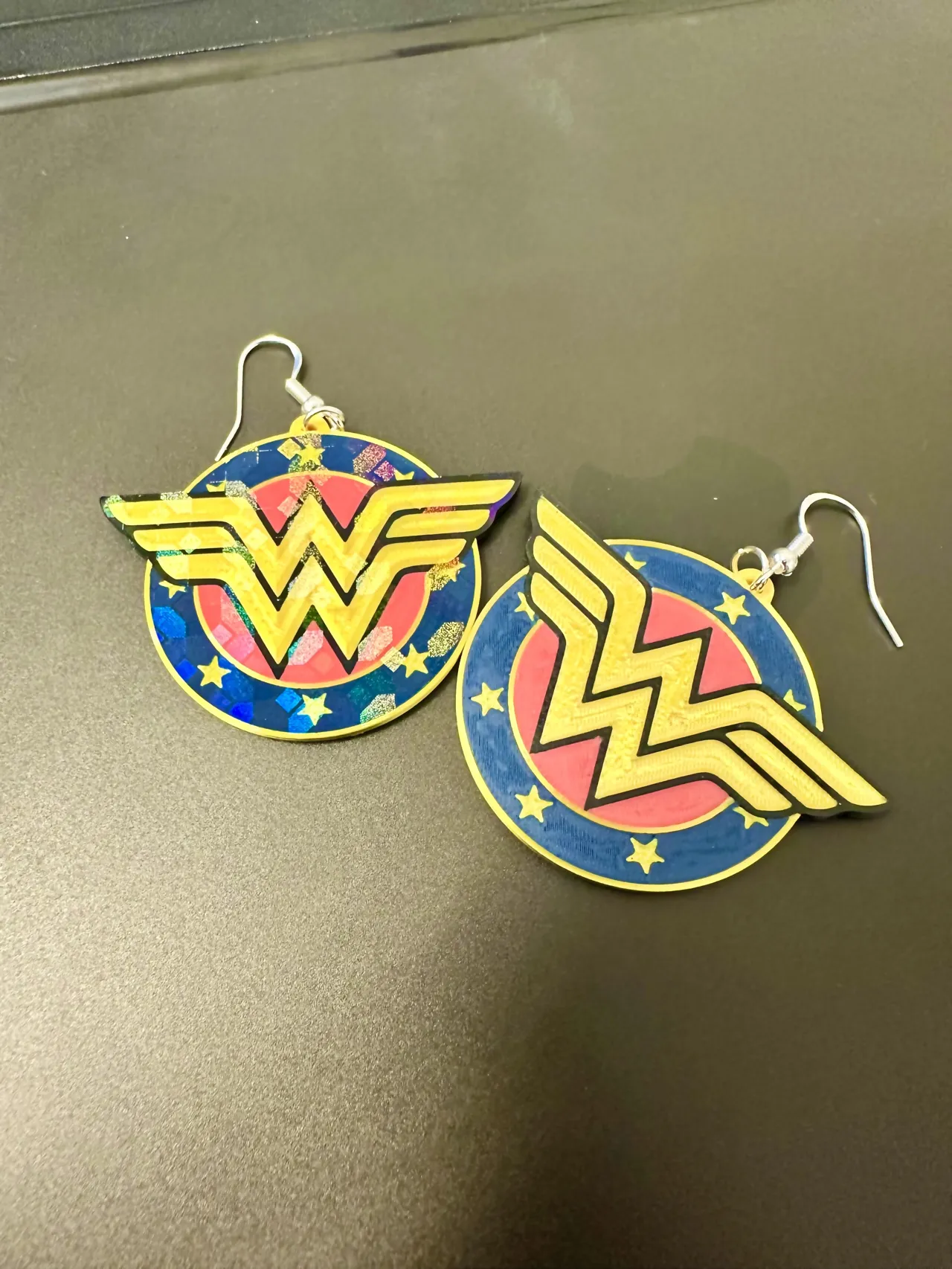 Wonder Woman Earrings view 2