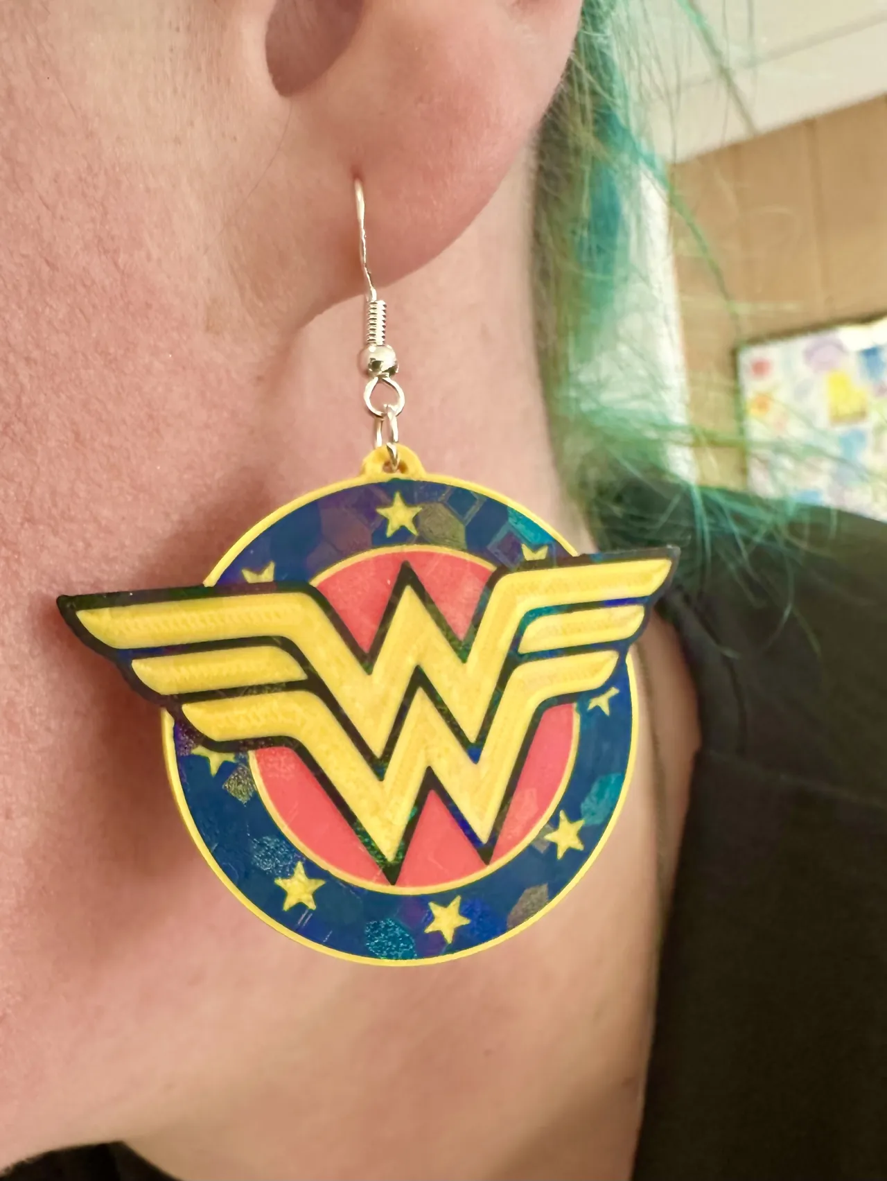 Wonder Woman Earrings view 4