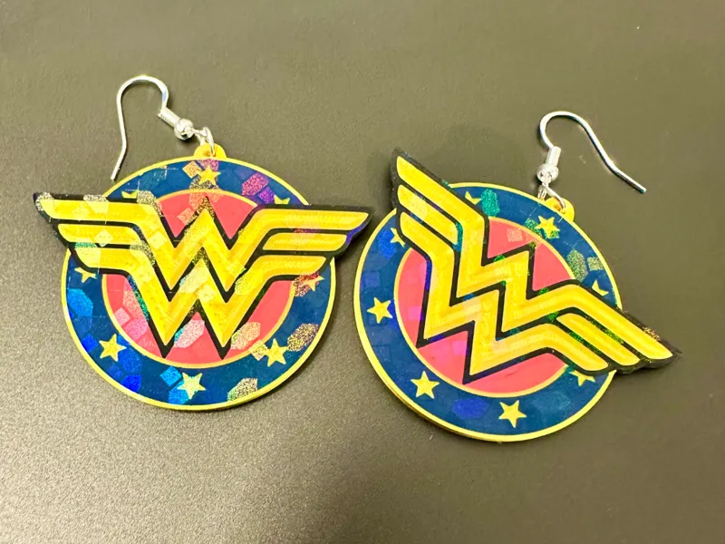 Wonder Woman Earrings