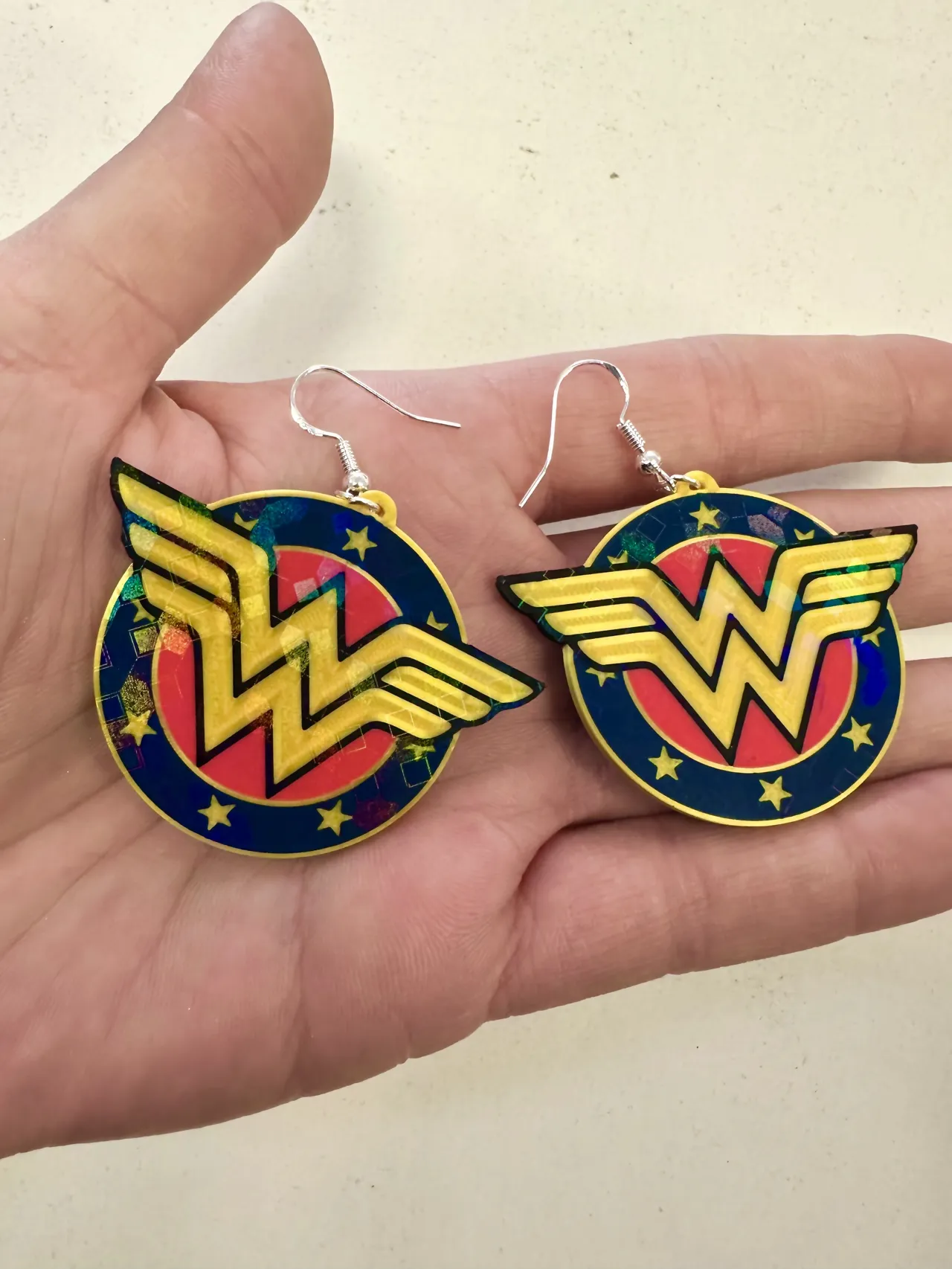 Wonder Woman Earrings view 3