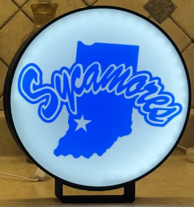 ISU Sycamores LED Lightbox
