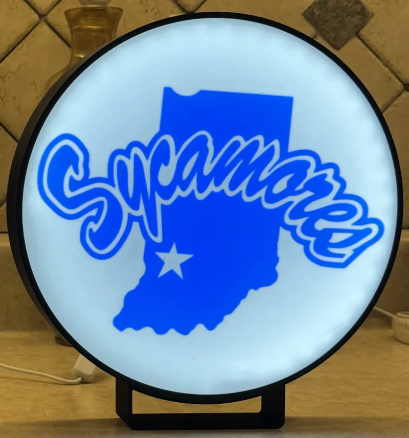 ISU Sycamores LED Lightbox