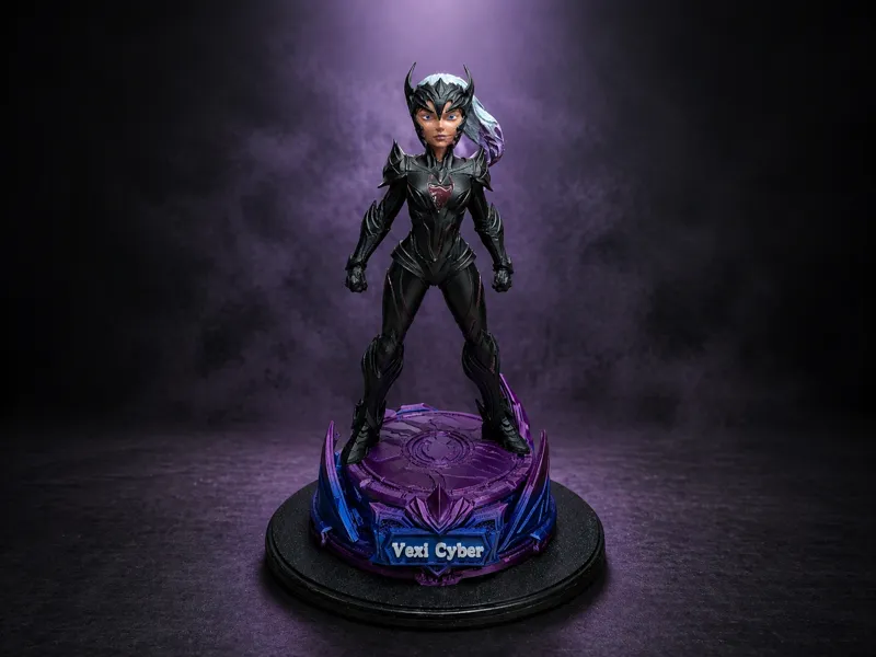 Vexi Cyber – Neon Core Universe Figure