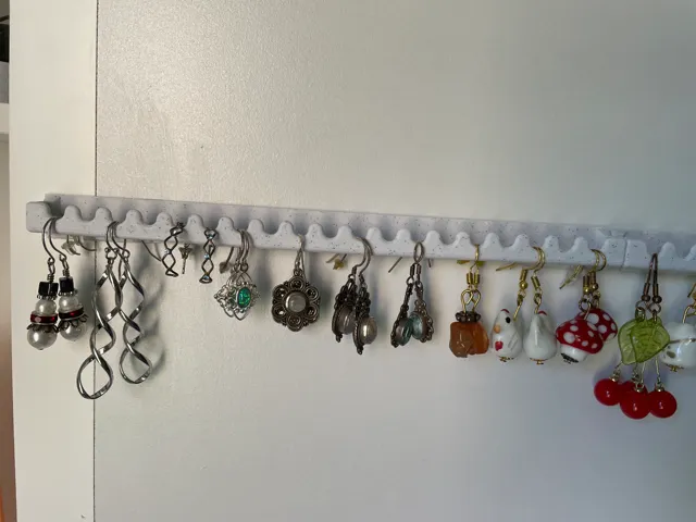 Earring Holder - (Adhesive Mounted)