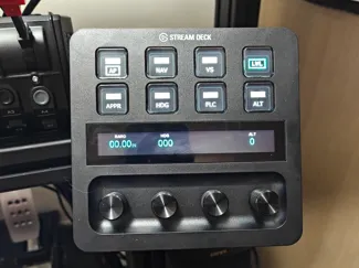 Stream deck+ plus mount sim rig profile