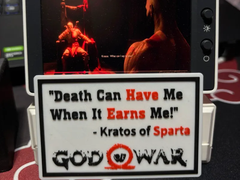 Kratos quote from God of War Ragnarok