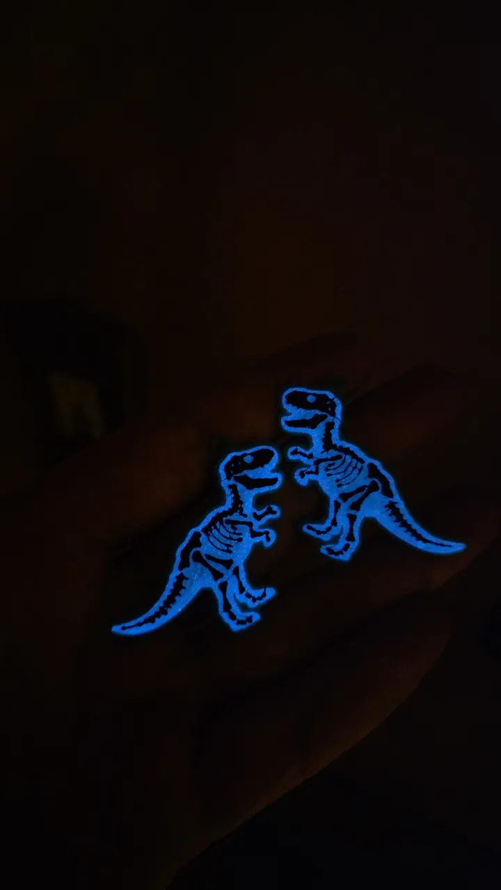 Halloween T-Rex Earrings view 2